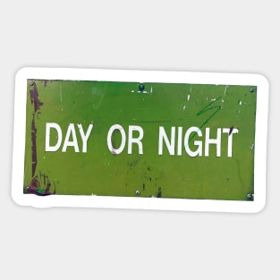 Day or Night Sticker